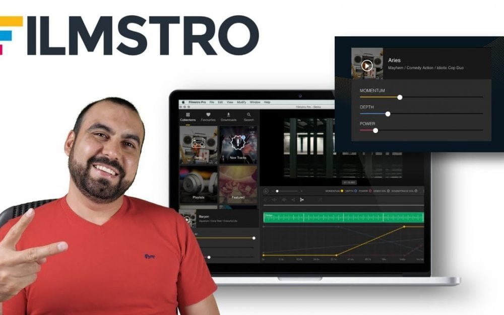 Filmstro Pro allows you to create custom soundtracks for Youtube and clients