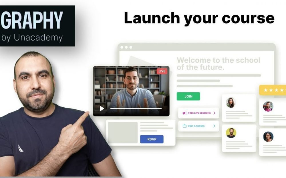Launch your course for FREE on Graphy by Unacademy