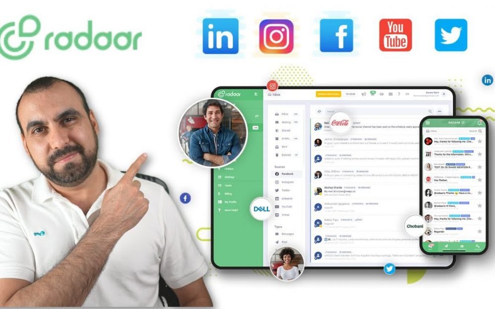 Unify all your Social Media inbox and brand mention with Radaar 📨