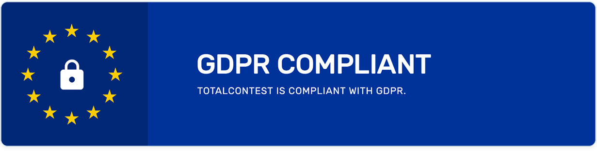 TotalContest Pro is GDPR ready.