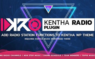 KenthaRadio – Addon for Kentha Music WordPress Theme To Add Radio Station and Schedule Functionality