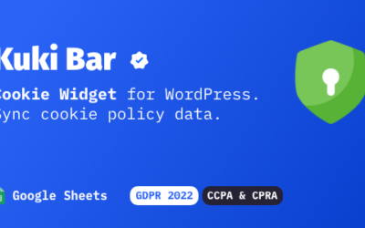 Kuki Bar – Cookie Widget for WordPress