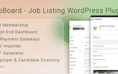 JobBoard Job Listing WordPress Plugin