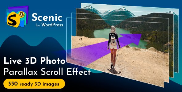 Scenic 3D Photo Parallax WordPress Plugin v1.8