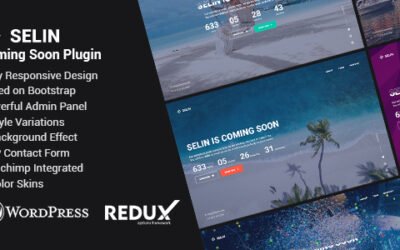 Selin – Creative Coming Soon WordPress Plugin